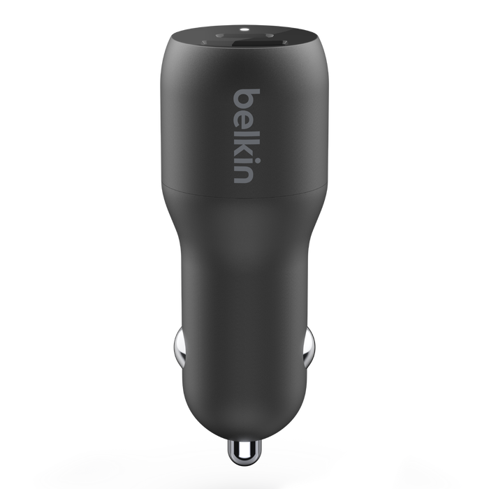 Cargador para Carro Belkin BoostCharge USB/USB-C 37W​​ Negro