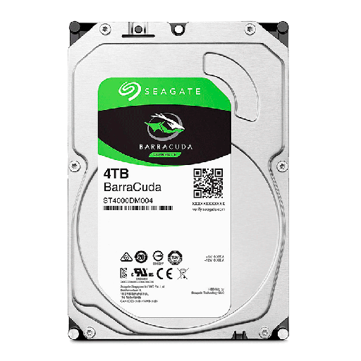 [ST4000DM004] Disco Duro 3.5" 4TB Seagate BarraCuda 5400RPM