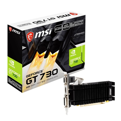 [824142255810] Tarjeta de Video 2GB DDR3 MSI GeForce GT 730 VGA HDMI PCIe 2.0