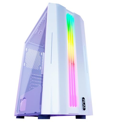 [J3 Blanco] Case Gaming Pilas Tikal J3 Media Torre Vidrio Templado ATX Blanco (Sin Fuente)