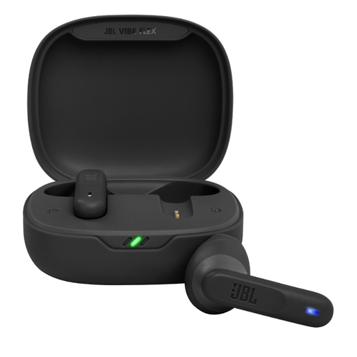 [JBLVFLEXBLKAM] Audífonos Bluetooth JBL Vibe Flex in-ear con Micrófono Negro