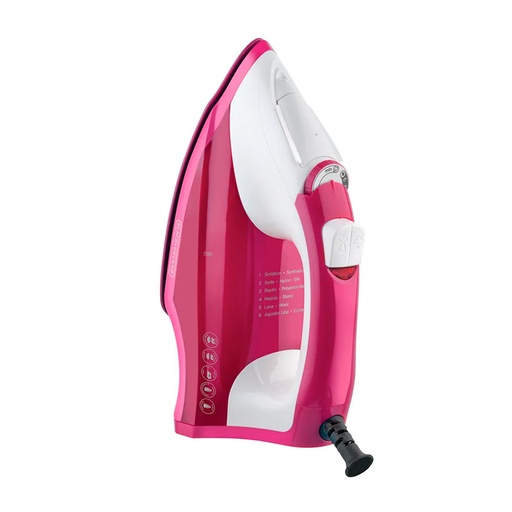 [IR1850] Plancha de Ropa Black+Decker a vapor 1200 watts Rosa