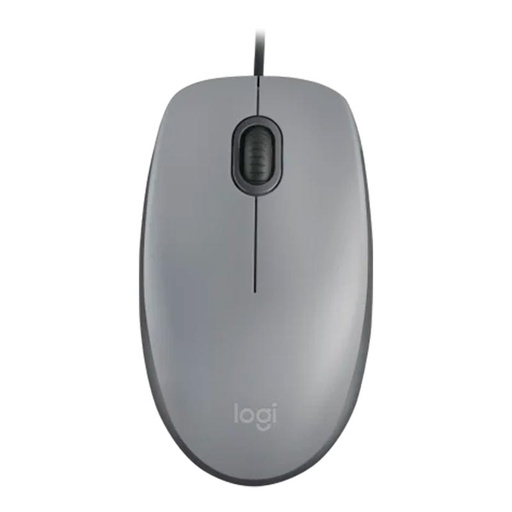 [910-006757] Mouse Alámbrico Óptico Logitech M110 Silent 1000 DPI Gris