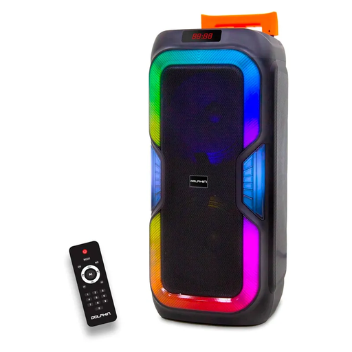 [SP-1060RBT] Bocina Dolphin SP-1060RBT Party Speaker Dual 10" Bluetooth 3100W Negro