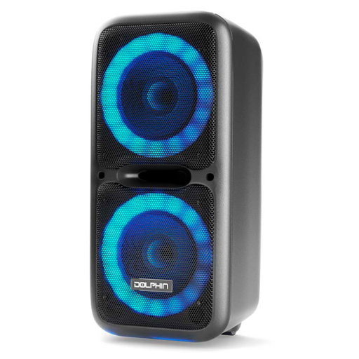 [SP-2120RBT] Bocina Dolphin SP-2120RBT Party Speaker Dual 12” Bluetooth 3600W Negro