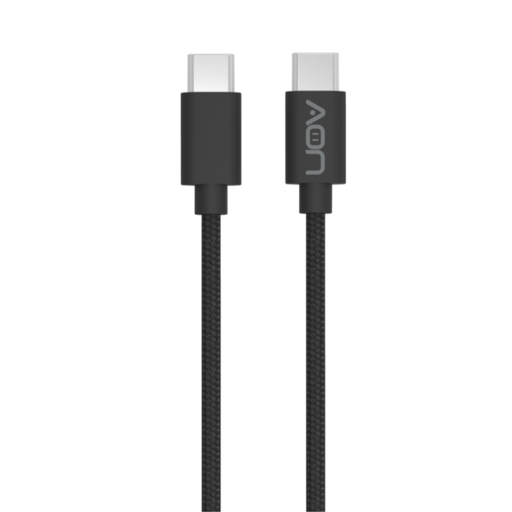 [AO-CB-5015] Cable USB-C a USB-C AON AO-CB-5015 1 Metro Negro 5Gbps 100W