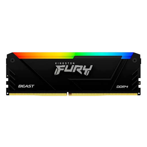 [KF432C16BB2A/8] Memoria DDR4 DIMM 8GB Kingston Fury Beast RGB 3200MHz CL16