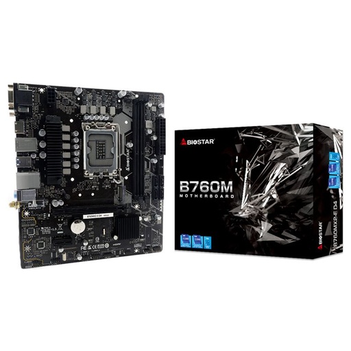 [B760MX2-E D4] Motherboard Biostar B760MX2-E D4 Socket LGA1700 13th y 14th Gen 2xDDR4 Micro ATX