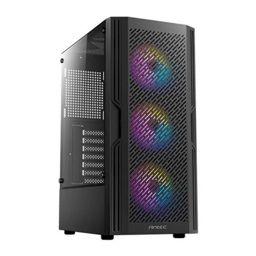 [0-761345-10066-3] Case Gaming Antec AX20 Élite Media Torre Vidrio Templado ATX Negro (Sin Fuente)
