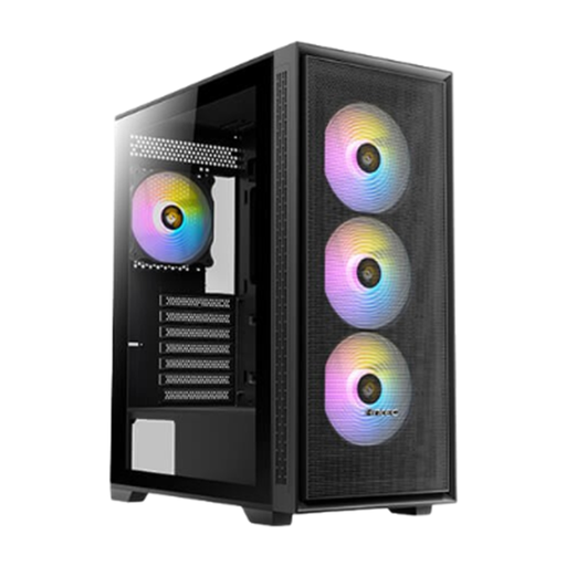 [0-761345-10085-4] Case Gaming Antec AX81 Élite Media Torre Vidrio Templado ATX Negro (Sin Fuente)