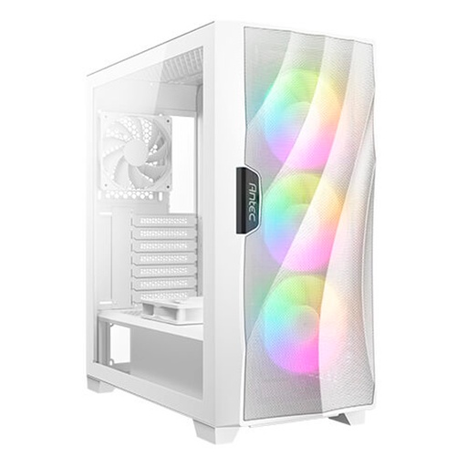 [0-761345-80074-7] Case Gaming Antec DF700 FLUX Media Torre Vidrio Templado ATX Blanco