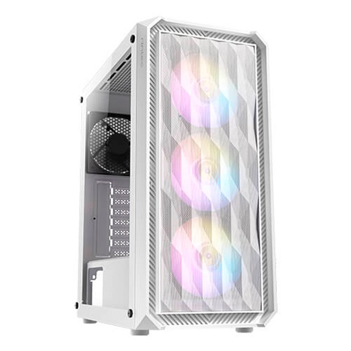 [0-761345-81008-1] Case Gaming Antec NX292 Media Torre Vidrio Templado ATX Blanco