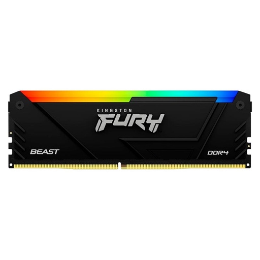 [KF432C16BB2A/32] Memoria DDR4 DIMM 32GB Kingston Fury Beast RGB 3200MHz CL16
