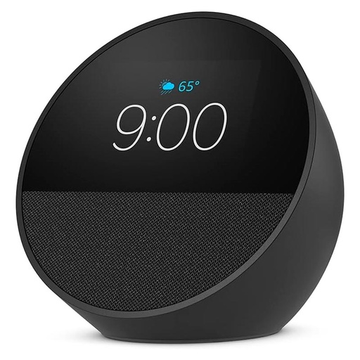 [840268963422] Bocina Inteligente Amazon Echo Spot Smart Negro Con Alexa