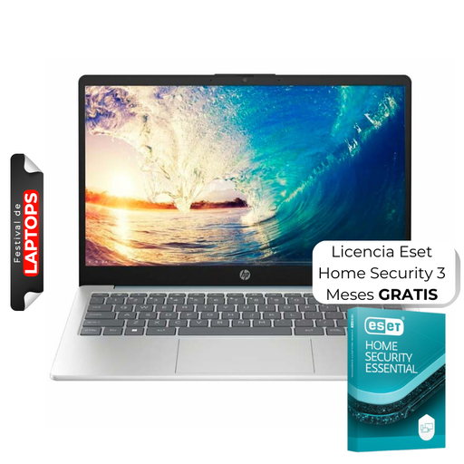 [A1UC5LA#ABM] Laptop HP 14-EM0017LA 14" AMD Ryzen 5-7520U 8GB RAM 512GB SSD Azul W11 Home Teclado Español