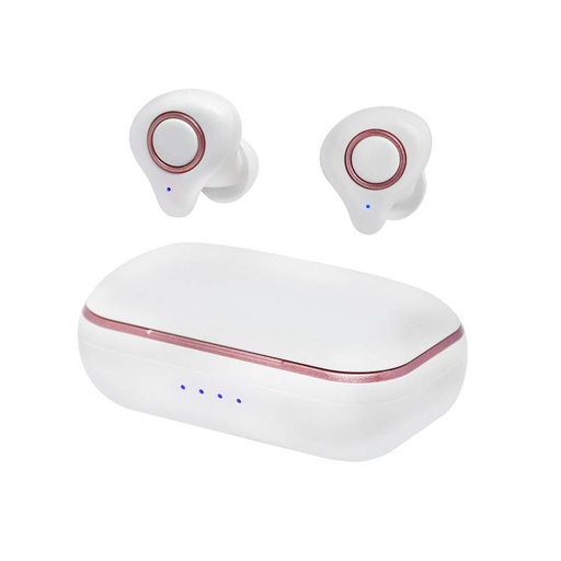 [HS7502WT] Audífonos Unno Tekno HS7502WT Bluetooth In-Ear Bold TWS con Micrófono Blanco