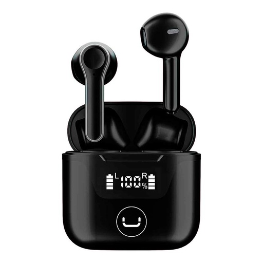 [HS7507BK] Audífonos Unno Tekno HS7507BK Bluetooth In-Ear Hyper TWS con Micrófono Negro