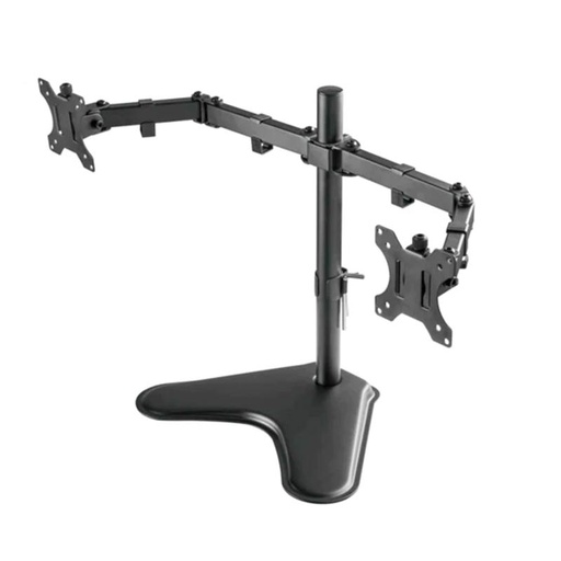[TM8001BK] Bracket de Escritorio Unno Tekno Dual TM8001BK 12-32" Articulado   Negro