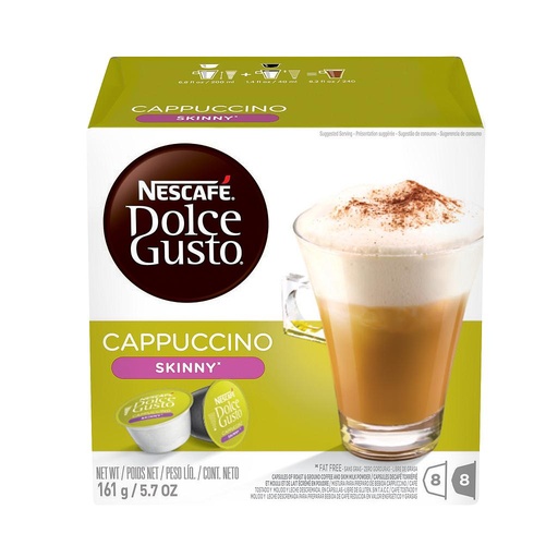[12410082] Cápsulas Nescafé Dolce Gusto Cappuccino Skinny